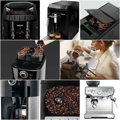 máquinas de café com moinho integrado