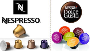 Cápsulas Nespresso e Dolce Gusto
