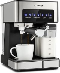 Klarstein Arabica máquina de café com depósito de leite